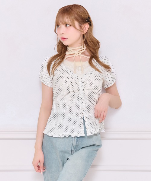 「apres jour」 半袖カットソー X-LARGE オフホワイト レディース_画像6