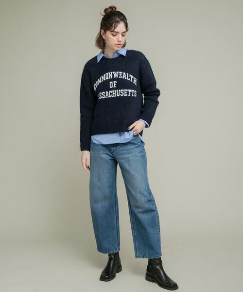 URBAN RESEARCH Sonny Label ニット セーター 「洗濯可」ジャガード