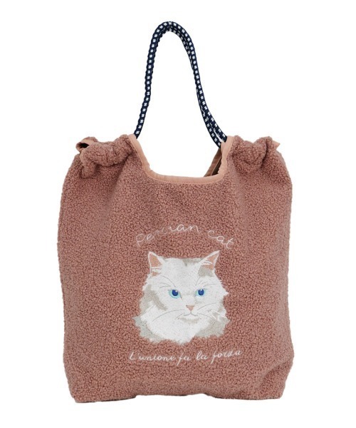 polka polka（ポルカポルカ） トートバッグ 「 」 アニマル刺繍コード