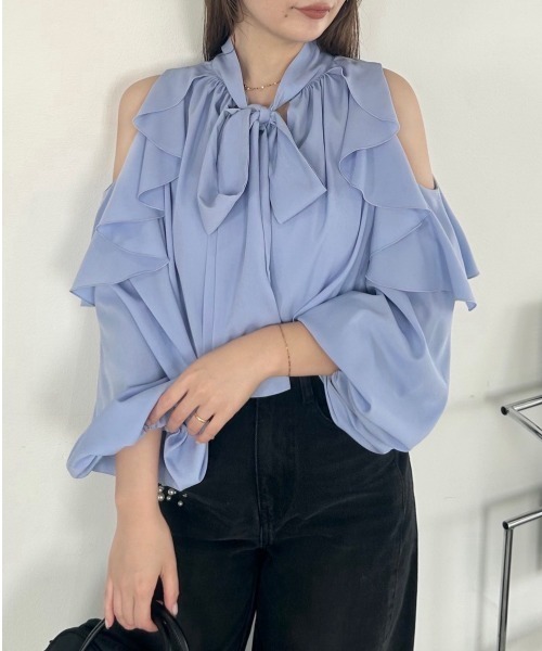 FRAY I.D（フレイ・アイディー） ブラウス シャツ 2wayショルダー