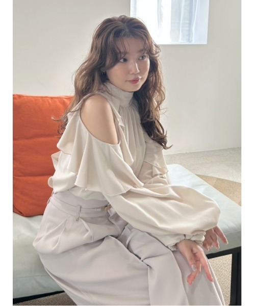 FRAY I.D（フレイ・アイディー） ブラウス シャツ 2wayショルダー