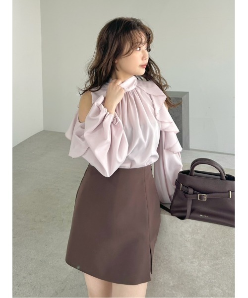 FRAY I.D（フレイ・アイディー） ブラウス シャツ 2wayショルダー