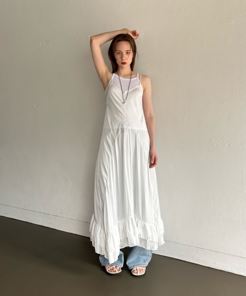 「Didot.showroom」 サロペットスカート FREE ホワイト レディース_画像3