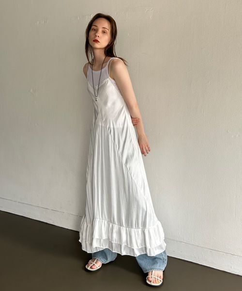 「Didot.showroom」 サロペットスカート FREE ホワイト レディース_画像4