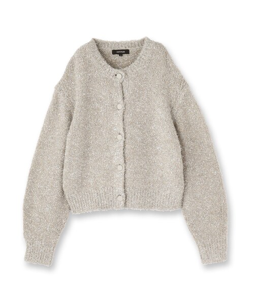 UNTITLED（アンタイトル） カーディガン 「ラメ風/着映え」ファンシー