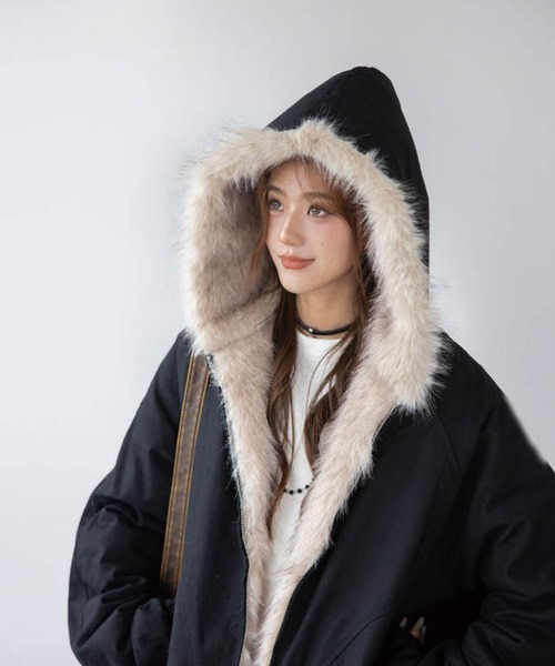 ADDITION STORE ブルゾン アウター 「再入荷」ファー 中綿キルト