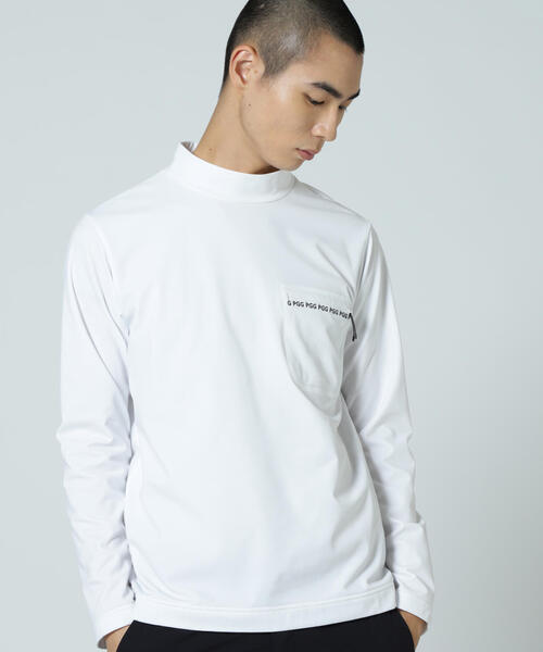 tシャツ 「PGG」「直営店舗＆公式オンライン限定」超KARUISHI長袖ハイネックカットソー (MENS) メンズ