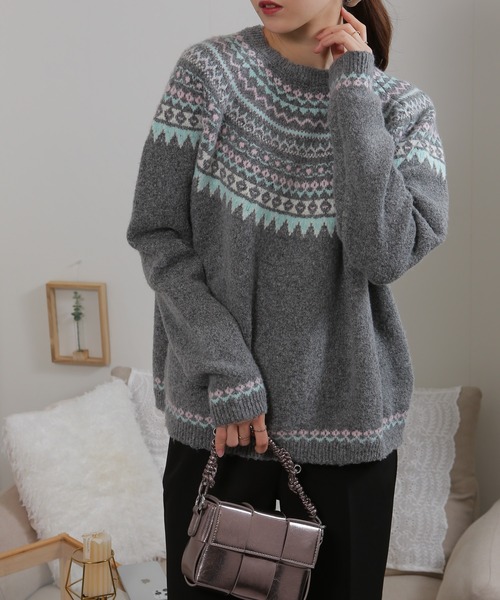 pumpkin port（パンプキンポート） ニット セーター カラフルカラー