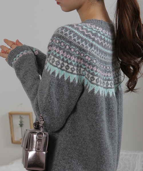 pumpkin port（パンプキンポート） ニット セーター カラフルカラー