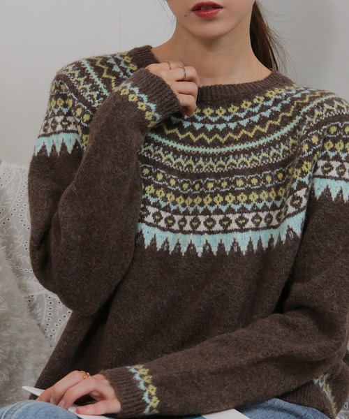 pumpkin port（パンプキンポート） ニット セーター カラフルカラー