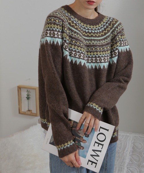 pumpkin port（パンプキンポート） ニット セーター カラフルカラー