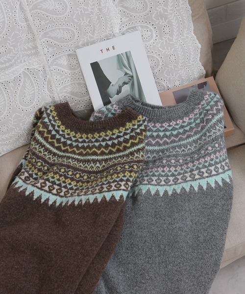 pumpkin port（パンプキンポート） ニット セーター カラフルカラー