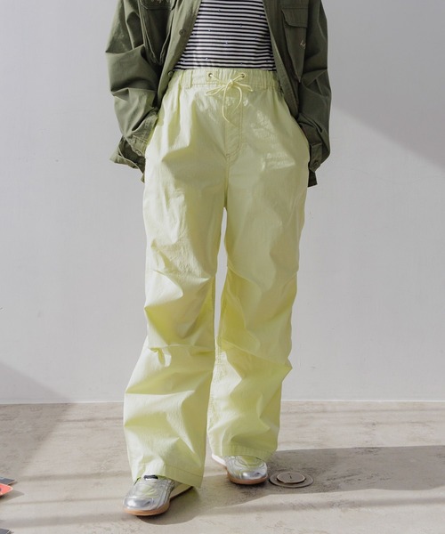 niko and…（ニコアンド） イージーパンツ FREE イエロー レディース