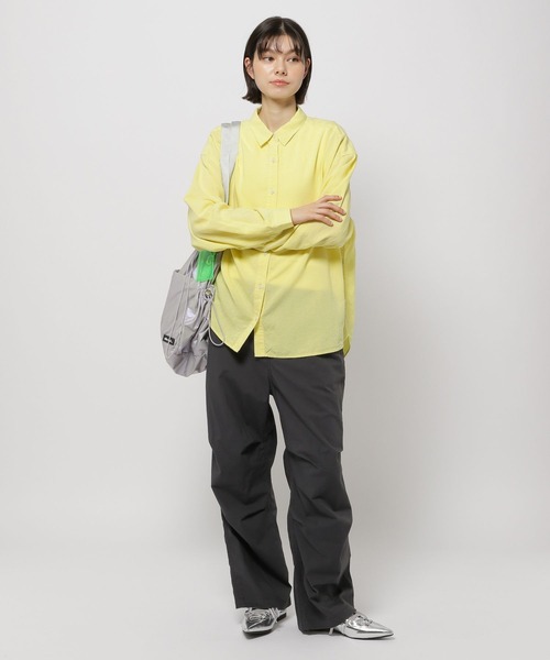 niko and…（ニコアンド） イージーパンツ FREE イエロー レディース