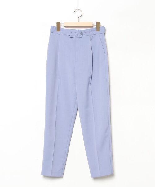 ライトブルーパンツスーツ サイズ38 index（インデックス） スラックス 38 ライトブルー レディース