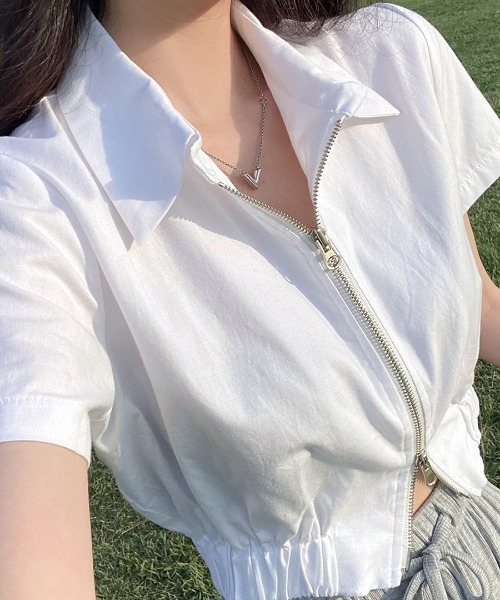 「Riff」 ジャケット FREE カーキ レディース_画像4