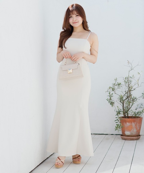 「LIPSERVICE」 キャミソールワンピース M グリーン レディース_画像3