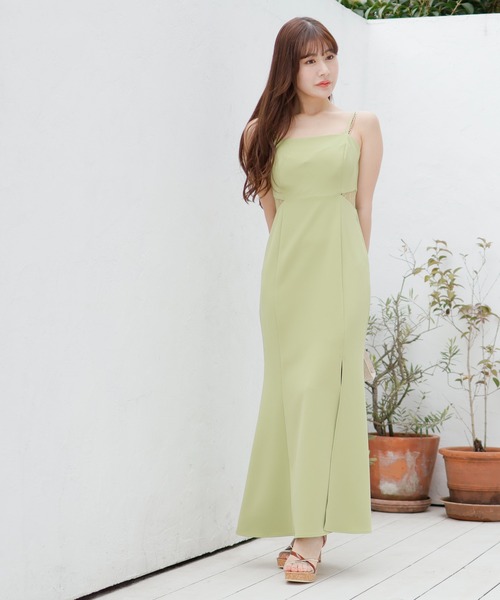 「LIPSERVICE」 キャミソールワンピース M グリーン レディース_画像7