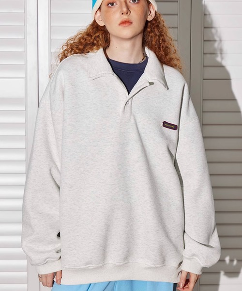 「WESTBOY」 スウェットカットソー M グレー メンズ_画像2