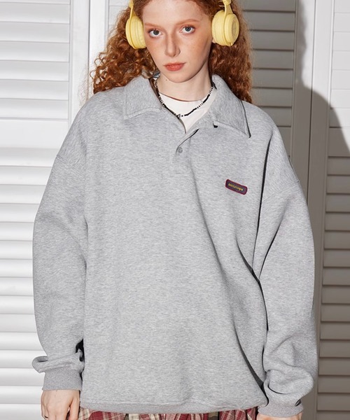 「WESTBOY」 スウェットカットソー M グレー メンズ_画像4