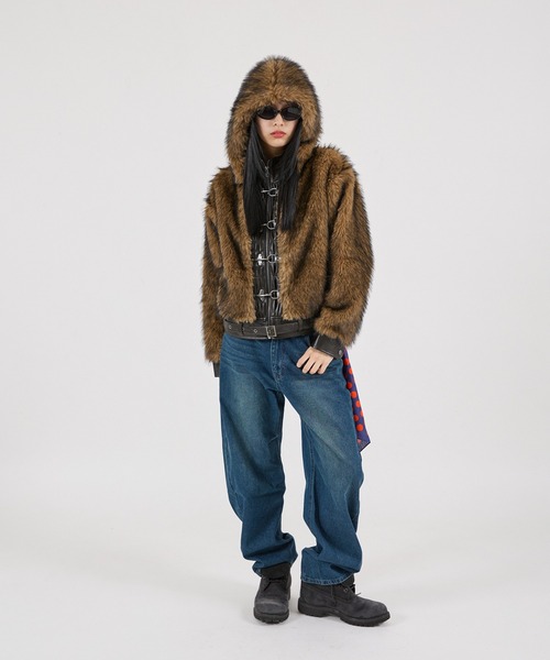 ジャケット・アウター fur blouson FTW ブルゾン アウター 「UNISEX」LEATHER POINT FUR BLOUSON