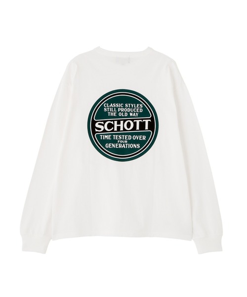 Schott N.Y.C（ショット） tシャツ Schott/ショット/LS CIRCLE LOGO T