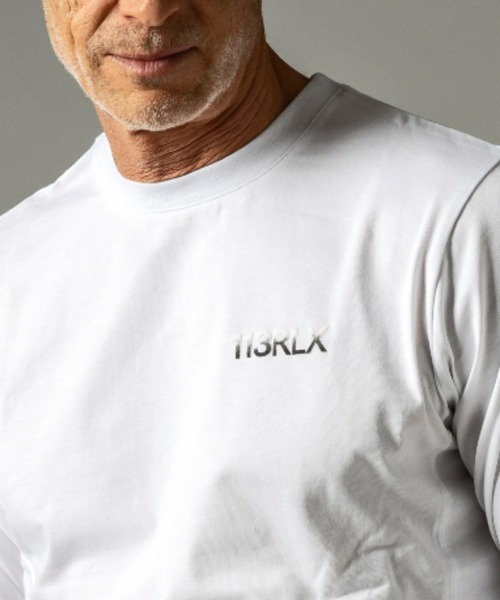 「1piu1uguale3 RELAX」 長袖Tシャツ MEDIUM ブラック メンズ_画像4