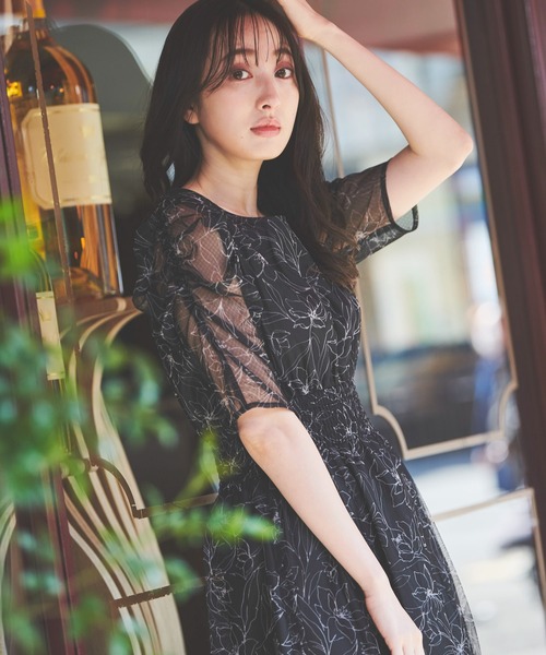 「NOELA」 半袖ワンピース S ピンク レディース_画像7