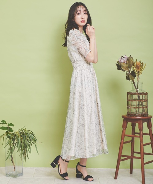 「NOELA」 半袖ワンピース S ピンク レディース_画像10