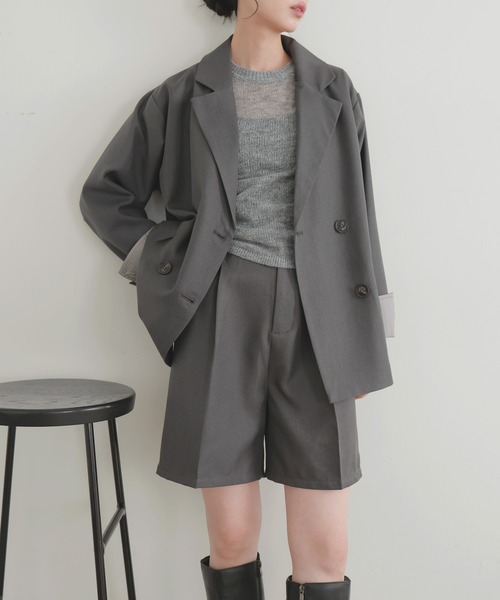 LIAN（リアン） ハーフパンツ FREE チャコールグレー レディース