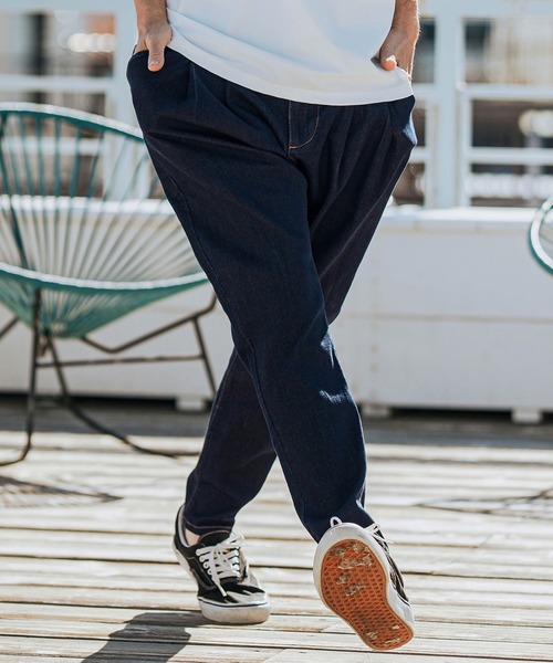 「CAMBIO」 デニムパンツ L ライトインディゴブルー メンズ_画像3