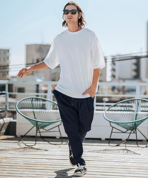 「CAMBIO」 デニムパンツ L ライトインディゴブルー メンズ_画像5