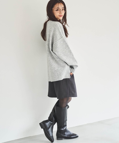 「mil」 長袖ニット ONE SIZE モカ レディース_画像8