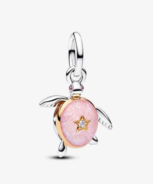 PANDORA（パンドラ） チャーム 2026 ピンク シータートル ラボグロウン