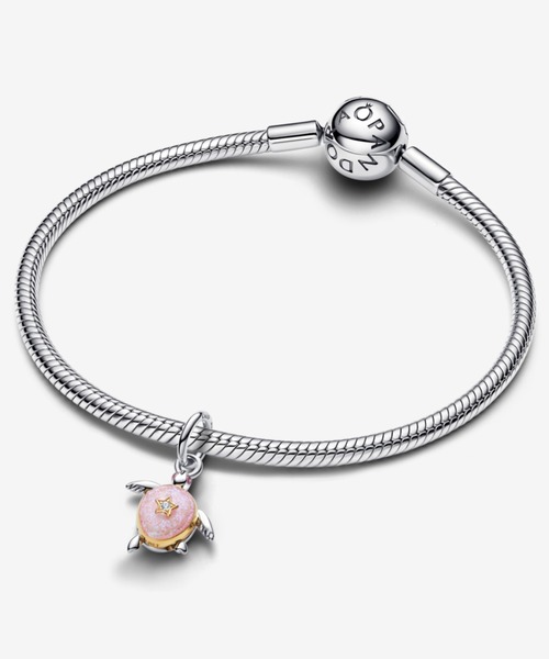 PANDORA（パンドラ） チャーム 2026 ピンク シータートル ラボグロウン