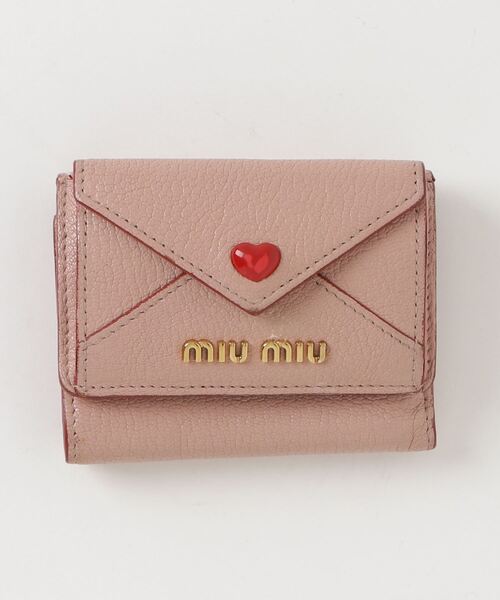 みゅうみゅう　 miu miu（ミュウミュウ） 財布 - ピンク レディース : ZOZOTOWN Yahoo