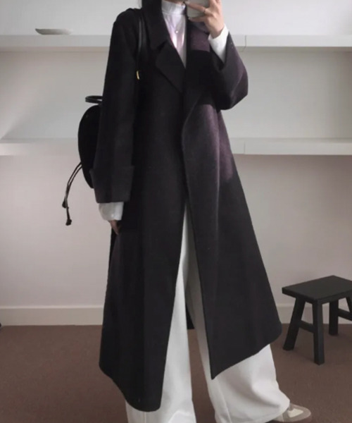 tシャツ ウール ロングコート チェスターコート レディース : ZOZOTOWN