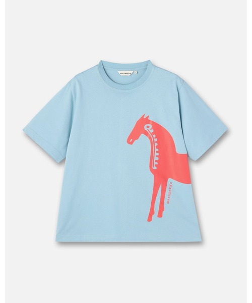 マリメッコ　tシャツ marimekko（マリメッコ） tシャツ 「kioski」Else Musta Tamma / t