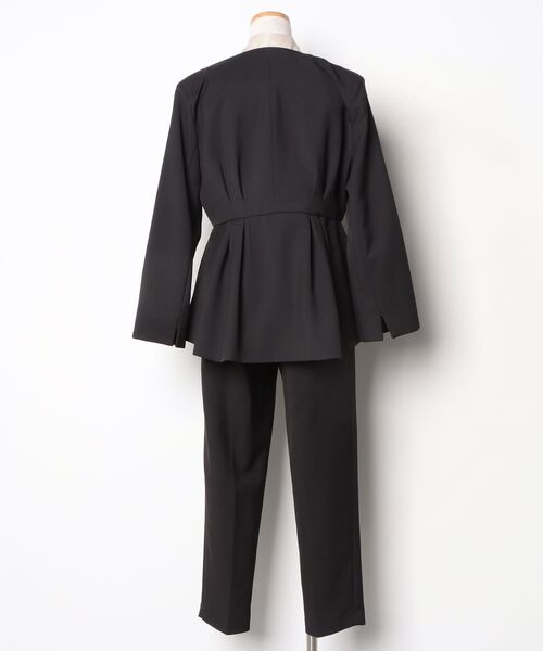 「RUIRUE BOUTIQUE」 パンツスーツ L ブラック レディース_画像2