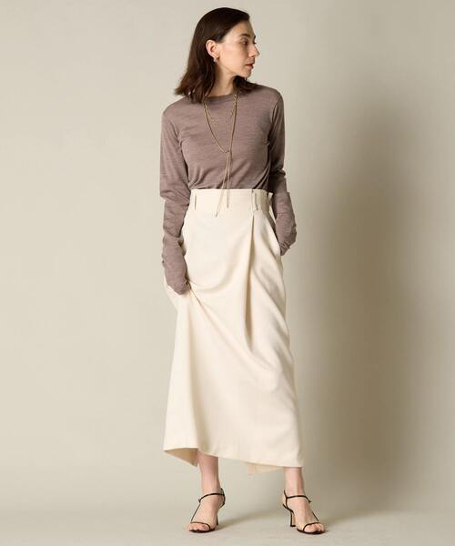 「Liesse」 タイトスカート 2 グレー レディース_画像6