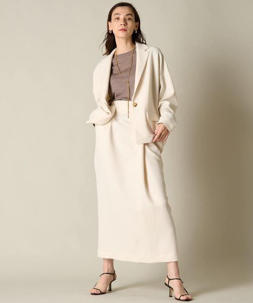 「Liesse」 タイトスカート 2 グレー レディース_画像9