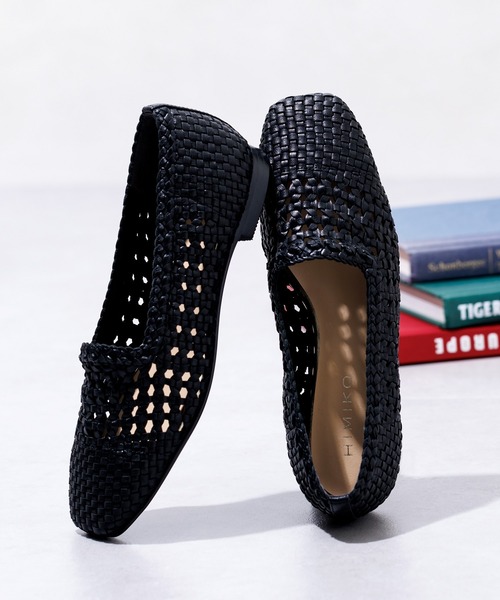 「HIMIKO」 フラットパンプス 23.0cm プラチナム レディース_画像5