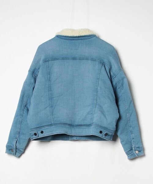 「niko and...」 デニムジャケット「Leeコラボ」 XX-LARGE ブルー レディース_画像2