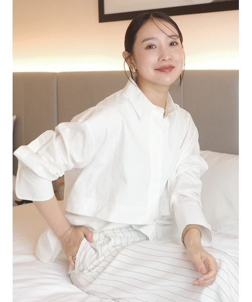 「styling/」 長袖シャツ FREE ブルー レディース_画像2