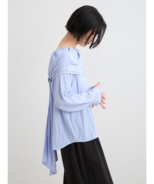 MIESROHE（ミースロエ） ブラウス シャツ 「洗える」オフショルダー