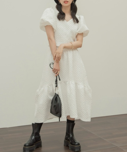 「VIOLETTA」 フレアスカート M ホワイト レディース_画像6