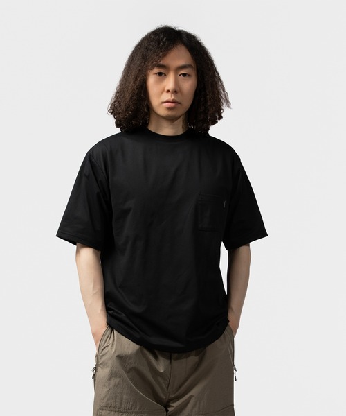 新品 ノースフェイス AIRY TOUCH S/S R/TEE ブラック THE NORTH FACE（ザ ノースフェイス） ノースフェイス tシャツ THE