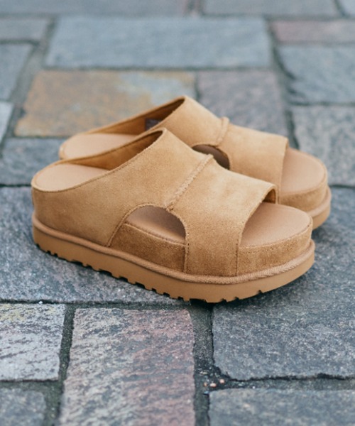 UGG Australia（アグオーストラリア） 厚底 ugg サンダル W GOLDENSTAR