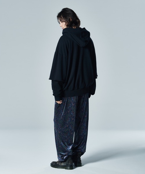 「glamb」 プルオーバーパーカー S ブルー メンズの画像