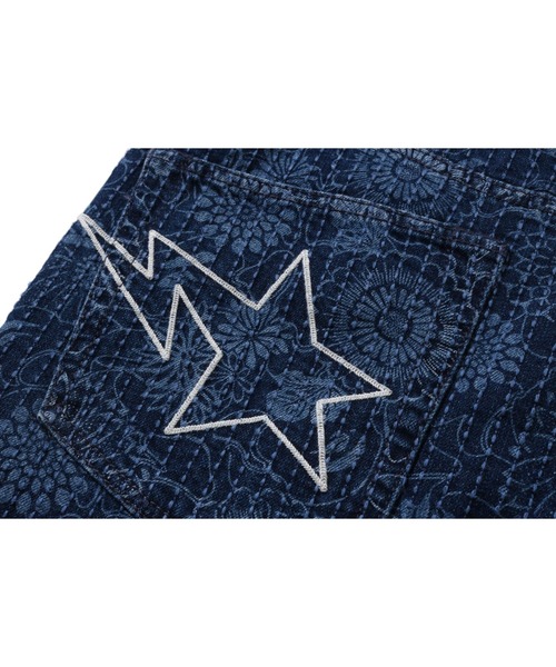 ジーンズ JAPANESE INDIGO ART CAMO RELAXED FIT DENIM PANTS メンズの画像